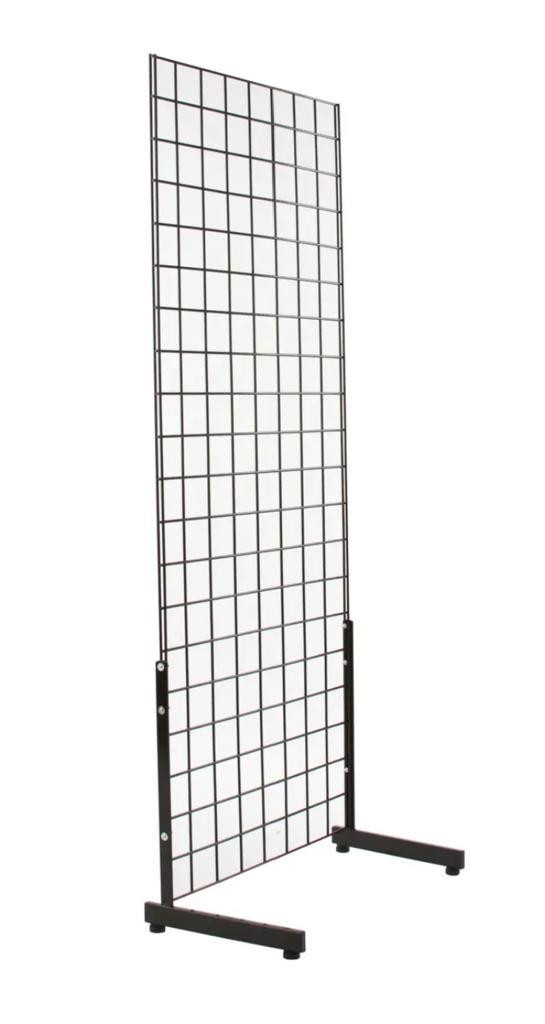 L-LEGS FOR GRID PANELS/FREE STANDING CLOTHING & SHELVING DISPLAY PANEL/ SPACE SAVING/ WHITE, BLACK & CHROME in Other in Ontario - Image 3