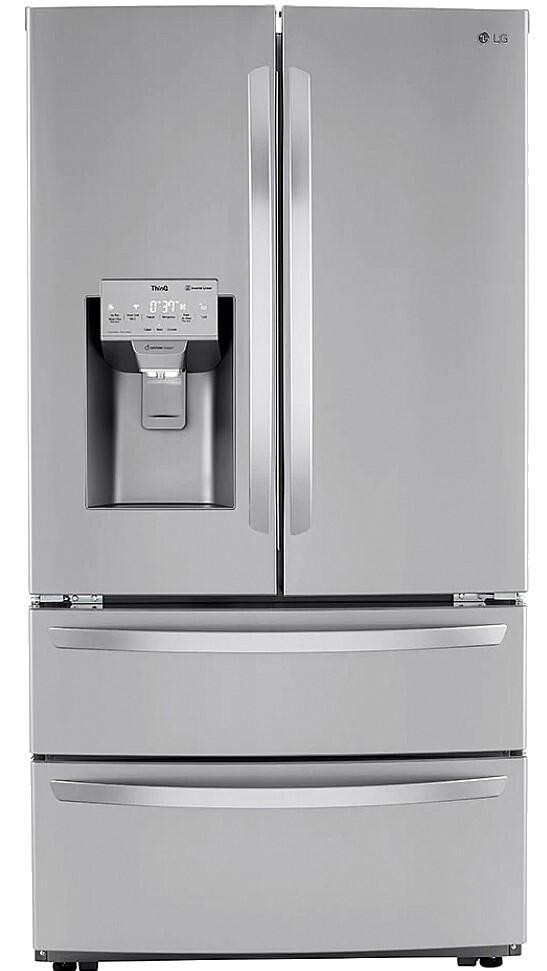 LG LRMXC2206S 36 22 cu ft. Smart Counter Depth Double Freezer Refrigerator with Craft Ice in Refrigerators in Oshawa / Durham Region