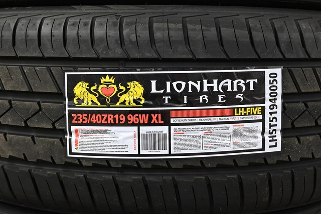 235/40R19 All season Tire New(4Pcs) Lionhart Tires LH-FIVE  call/text 289 654 7494 Tire Tesla Model 3 9177 tire Accord in Tires & Rims in Toronto (GTA) - Image 2