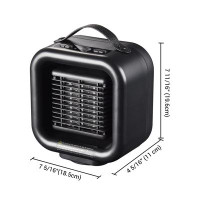 Yescom 650 Watt Electric Fan Compact Heater with Automatic Thermostat