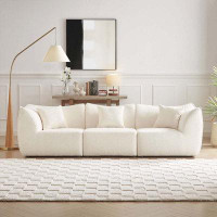 Hokku Designs Diokles 112.11" Upholstered Sofa