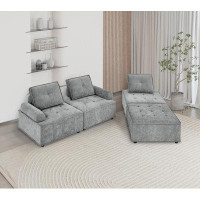 Latitude Run® Mahkyla 99" Upholstered Sofa