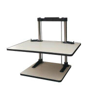 Inbox Zero Inbox Zero® Height Adjustable Standing Desk Ergonomic Sit Stand Desk Solution With Springs 16104