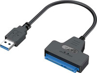USB 3.0 TO SATA ADAPTER  -- For external SSD data transfers -- Perfect for backups!