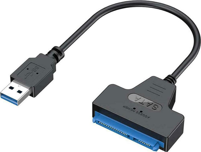 USB 3.0 TO SATA ADAPTER  -- For external SSD data transfers -- Perfect for backups! in Cables & Connectors