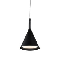 Wrought Studio 1-light Black Metal Cone Hanging Kitchen Pendant Light