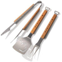 YouTheFan State of Michigan Classic Series BBQ Grilling Tool Set