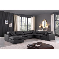 Meridian Furniture USA 7 - Piece Upholstered Sectional