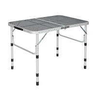 Arlmont & Co. Iyssis Folding Metal Picnic Table