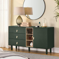 Latitude Run® Storage Cabinet With Doors And Drawers, Chest Of Drawers, Multifunctional Storage Cabinet, Modern Chest Of