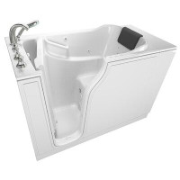 American Standard 52" x 30" Walk-in Combination Fibreglass Bathtub with Faucet Heater