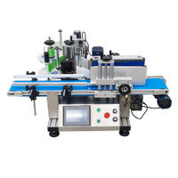 Automatic Desktop Conveyor Table Round Bottle Labeling Machine with Code Printer 110V 160173
