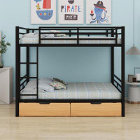 Mason & Marbles Kids Full Bunk Bed with Drawers