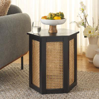 Bay Isle Home™ Arlenne Hexagon Cane Accent Table