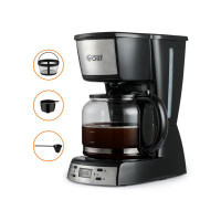Commercial Chef Commercial Chef 12 Cup Digital Programmable Coffee Maker – Black/Stainless