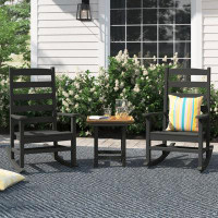 Sol 72 Outdoor™ POLYWOOD®Sol 72 3-Piece Traditional Porch Rocking Chair Set