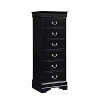 Alcott Hill Traditional Design Louis Phillippe Style 1Pc Lingerie Chest Of 7X Drawers-56" H x 21.5" W x 15.75" D