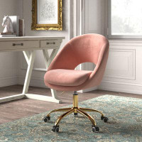 Kelly Clarkson Home Lourdes Task Chair with Ergonomic Design
