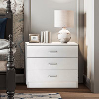 Latitude Run® Adalade Wooden 3 Drawer Standard Dresser