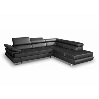 Orren Ellis Aderinsola 108" Wide Faux Leather Right Hand Facing Sleeper Corner Sectional