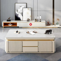 RARLON Light luxury modern simple tea table home living room advanced sense coffee table