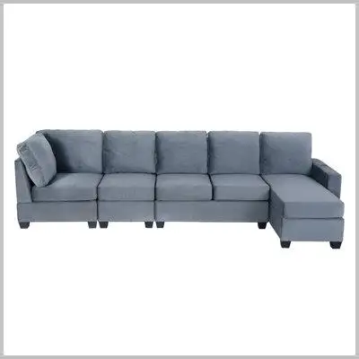 Latitude Run® Modern L shape Sectional Sofa with Convertible Chaise Lounge