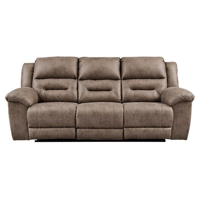 Stoneland Power Reclining Leather Look Sofa (3990587) in Chairs & Recliners - Image 2