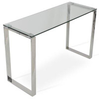 sohoConcept Calvin Glass Console Sofa Table