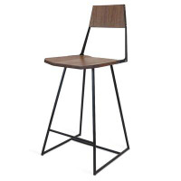 Tronk Design Solid Wood Bar & Counter Stool