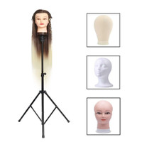 NEW MANNEQUIN HEAD STAND TRIPOD COSMETOLOGY TRAINING 111423