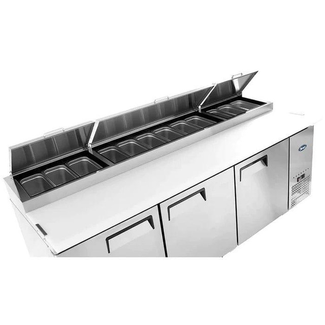 Atosa Triple Door 93 Refrigerated Pizza Prep Table in Other Business & Industrial - Image 4