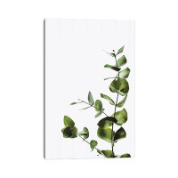 East Urban Home Elegant Green Plant by - Wrapped Canvas Print