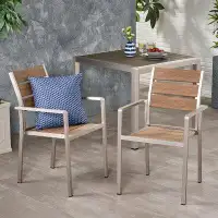 Wrought Studio Duong Coral Patio Dining Chair