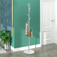Hokku Designs Metal Coat Rack Stand With Natural Marble Base, Coat Rack Freestanding, Easy To Assemble And Sturdy Bionic