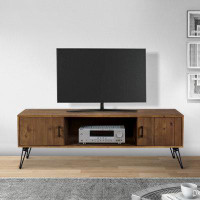 17 Stories Abdisalam Reclaimed Wood Rectangle Farmhouse Tv Stand Media Console