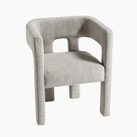 Wrought Studio Contemporary Designed Fabric Upholstered Accent Chair Dining Chair for Living Room