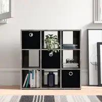 Ebern Designs Inaayah 26.5 H x 26.7 W Cube Bookcase with Bins
