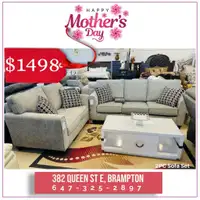 Fabric Sofa Sets on Discount! Mothers Day Deals