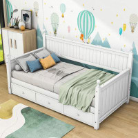 Harriet Bee Dalen Twin Size Daybed with 3 Drawers