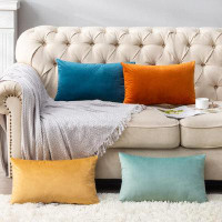 Everly Quinn Decorative Hold Pillowcase Suitable For Bed Sofa Sofa