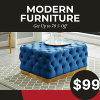 Brand New Ottoman on Discount !! Huge Furniture Sale !!