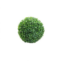 Wrought Studio Topiary Ball Vivid Verdant Plastic Tear Resistant Faux Plant Ball Garden Decoration