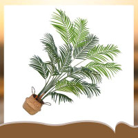 Primrue 4.59Ft Artificial Palm Tree, Potted Faux Plants Large Majesty Palm Trees