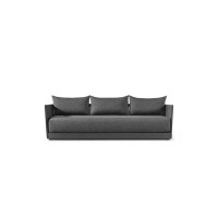 Andrew Martin Bali 98'' Wide Outdoor Patio Sofa with Cushions