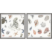 Marmont Hill Sea Animals Diptych