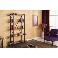 17 Stories Lissandra 5 Tier Solid Wood Bookcase