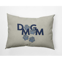 Trinx Dog Mom Polyester Decorative Pillow Rectangular