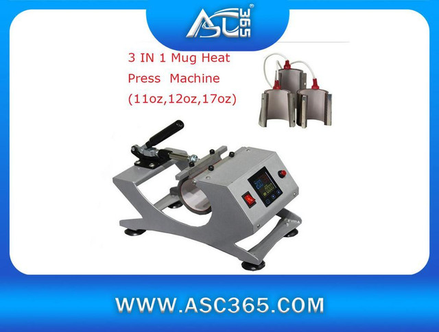 Spring Promotion 3in1 Mug Heat Press Machine 3 Heating Elements for 11oz 12oz 17oz Sublimation Mug Transfer #110016 in Other Business & Industrial in Toronto (GTA)