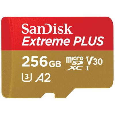SanDisk Extreme Plus 256GB 170MB/s microSD Memory Card in Cameras & Camcorders