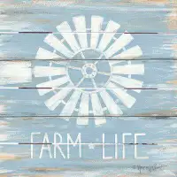 Gracie Oaks Wood Pallet Art - Farm Life Windmill